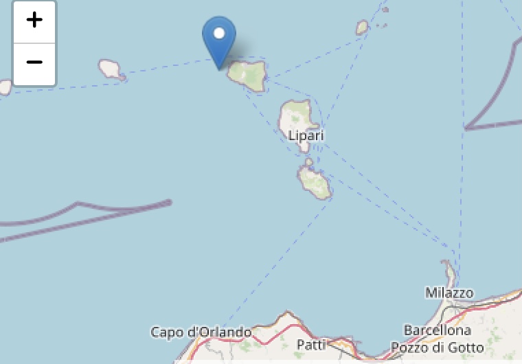 Scossa di terremoto alle Isole Eolie, magnitudo 3.8 al largo di Salina