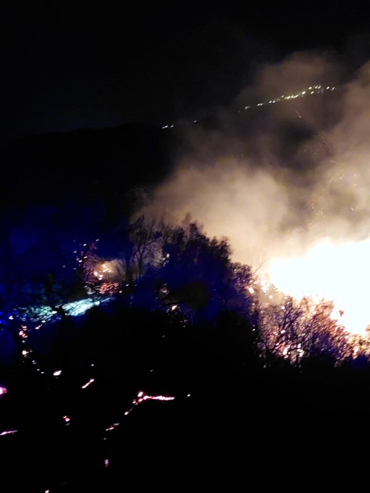 Incendio in contrada Bisanó a Militello Rosmarino