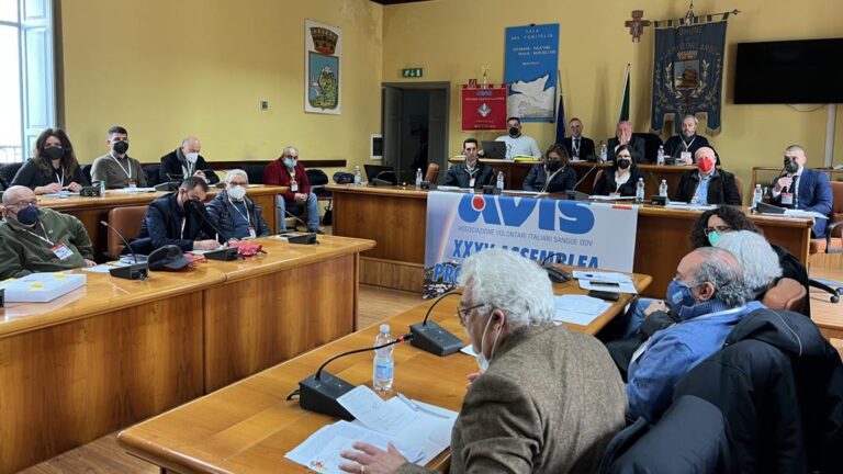 L’Assemblea provinciale dell’Avis riunita a Capo d’Orlando: bilanci e programmazione