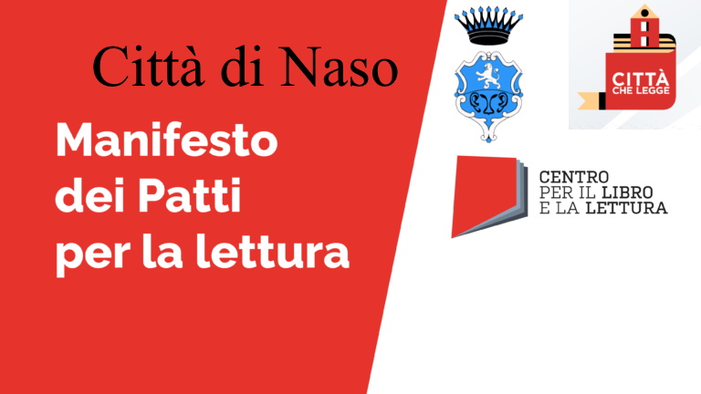 “Naso Città che legge”: il Comune sottoscrive il “Patto per la lettura”