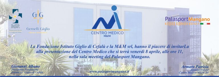 Collaborazione tra il Giglio e il neo centro medico M&M, l’8 aprile la presentazione al Palasport Mangano di Sant’Agata di Militello