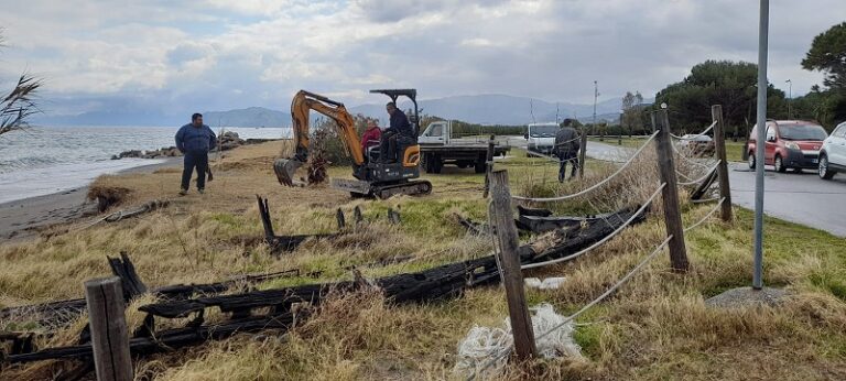 San Giorgio di Gioiosa Marea: iniziate ieri le operazioni per trasferire il palischermo “Santa Rita” al palasport