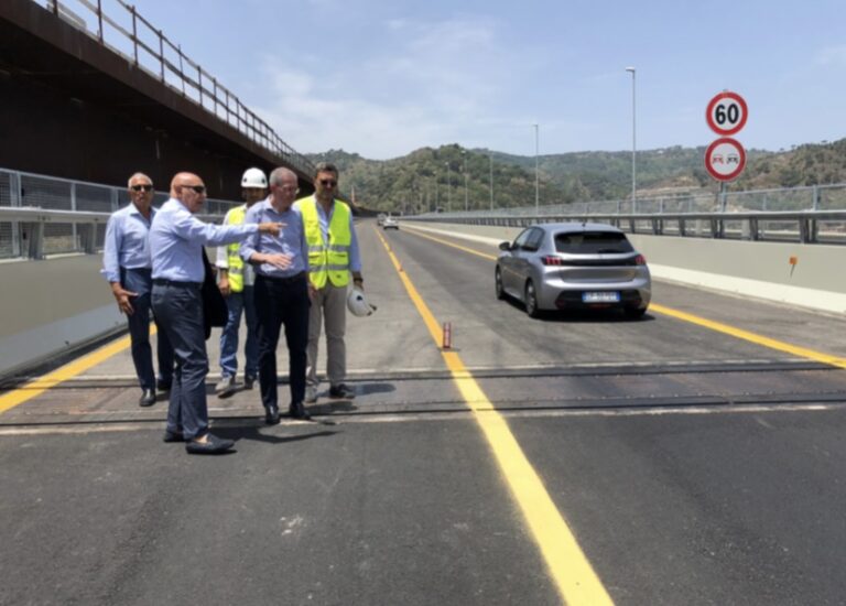 Autostrada A20, aperta la prima carreggiata del viadotto Ritiro