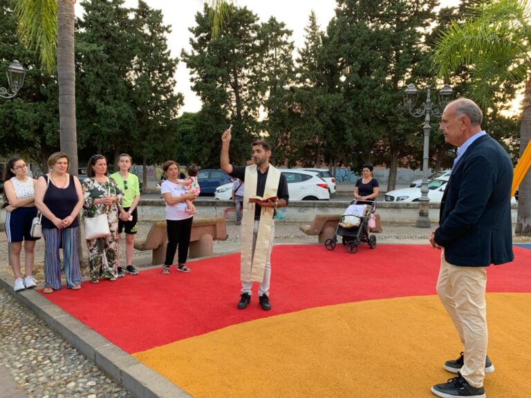 Milazzo – Inaugurato a Ciantro il Parco Inclusivo con giochi per tutti i bambini