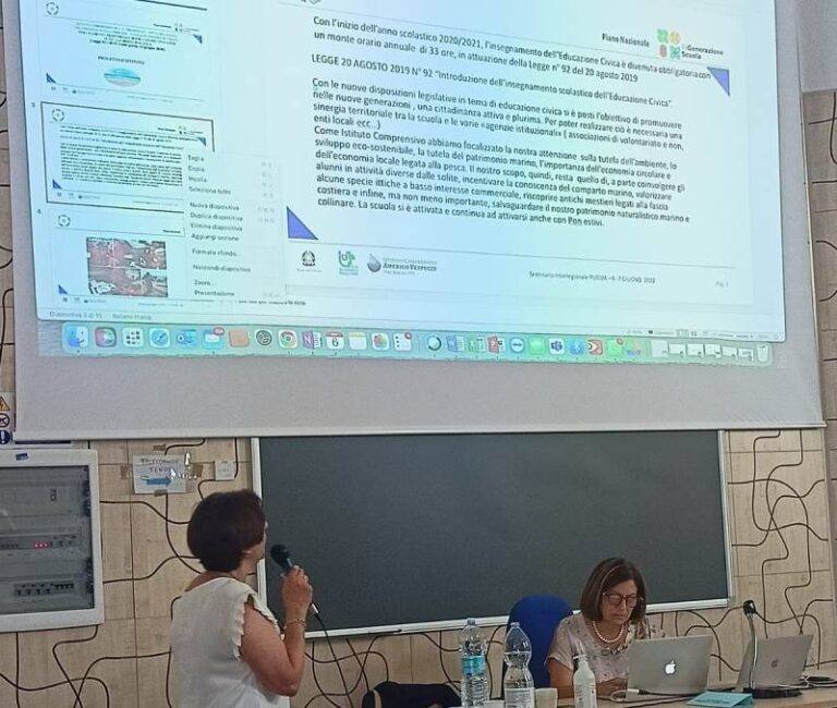 Patti: l’ic “Pirandello”, con un progetto sul mare, ad un seminario interregionale con Calabria e Puglia