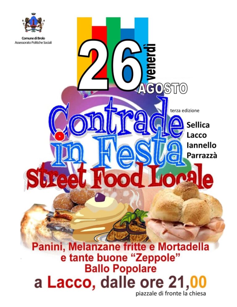 Eventi estate 2022, contrade in festa nel weekend