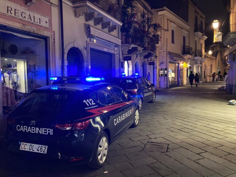 Taormina, controlli nel weekend di ferragosto. Diverse denunce ed un arresto per evasione