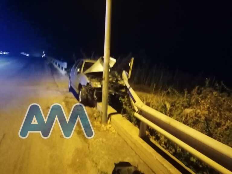 Torrenova, auto contro il guardrail all’alba. Miracolosamente illeso il conducente