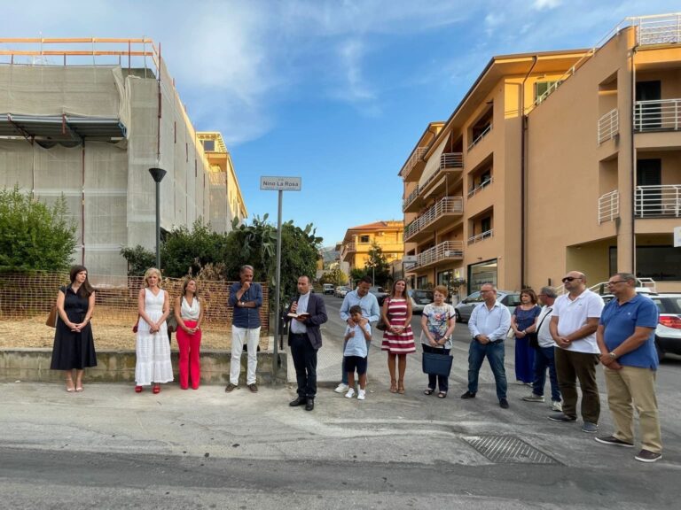 S.Agata di Militello, dedicata una via al docente Nino La Rosa