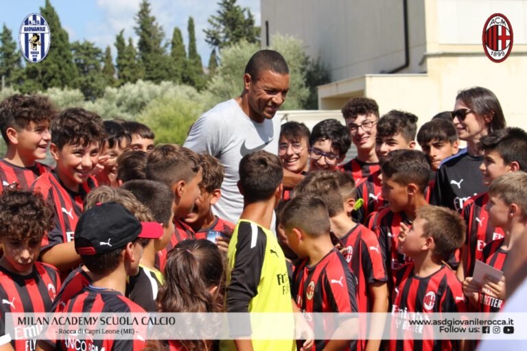 Capri Leone, l’ex portiere rossonero Nelson Dida ospite del Milan Academy Giovanile Rocca