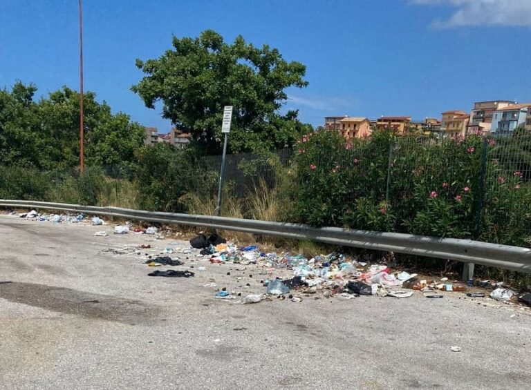 Immondizia nei pressi dello svincolo di Capri Leone, segnalazione della minoranza