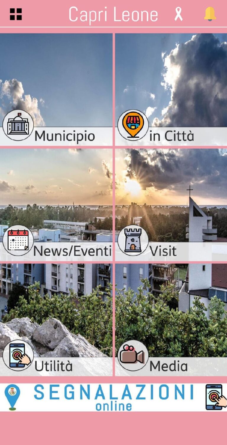Capri Leone, l’App comunale si tinge di rosa per la prevenzione contro il tumore al seno