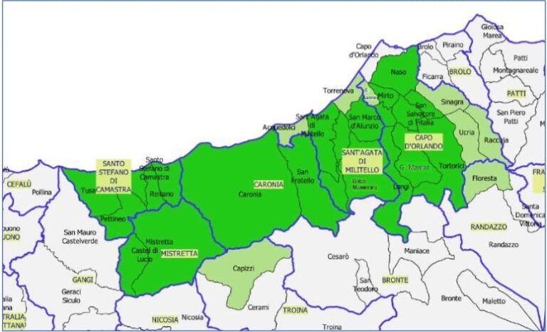 Area Interna Nebrodi: il territorio si allarga ad otto comuni