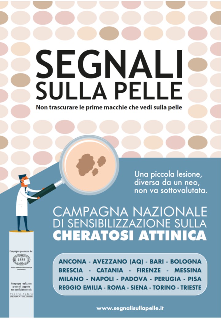 Cheratosi attinica: giornata di screening dermatologici gratuiti al Policlinico di Messina