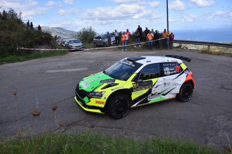 Tindari Rally 2022: hanno vinto Marco Pollara e Daniele Mangiarotti sulla Skoda Fabia R5 Evo