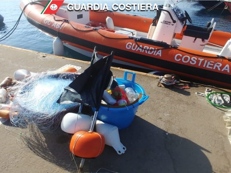 Milazzo – La Guardia Costiera riporta in mare 20 giovani esemplari di pesce spada pescati illegalmente