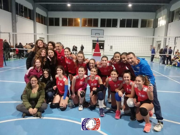 Milazzo: vittorie per la Polisportiva “Nino Romano” under 14, 18 e 16 della pallavolo femminile