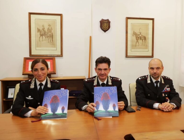 Presentato il calendario 2023 dell’Arma dei Carabinieri