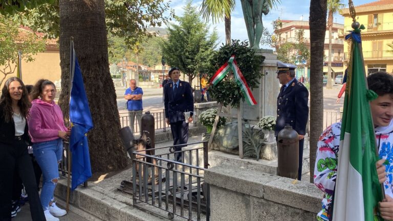 Tortorici – Manifestazione per la giornata dell’Unità Nazionale e delle forze armate