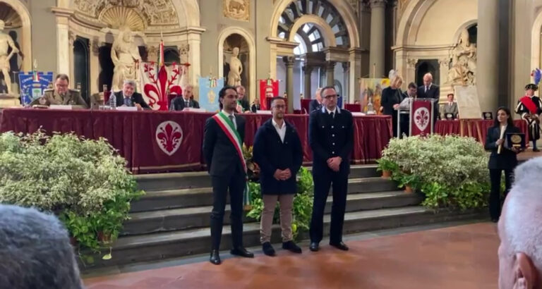 Salvò un bimba: il caronese Nunzio Musarra premiato a Firenze con lo “scudo di bronzo di San Martino”