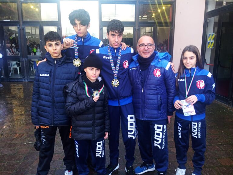 Vittoria ai campionati italiani per i giovani atleti dello Judo Team Cicero