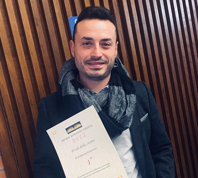 Barcellona Pozzo di Gotto: primo posto per Antonino Genovese al premio letterario “GialloLuna NeroNotte”