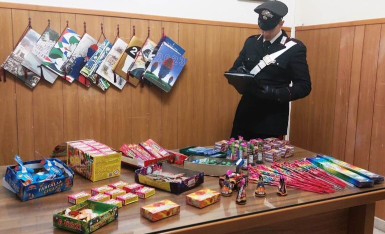 Messina – Sequestrati 15 kg di “botti”, 2 persone arrestate, 5 denunciate nei controlli di Capodanno