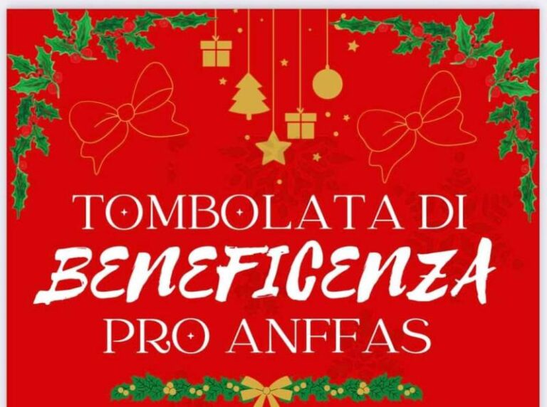 Oliveri: tombolata di beneficienza pro Anffas