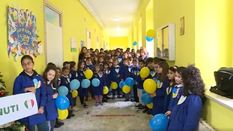 Galati Mamertino – Accolti a scuola 5 bambini ucraini. Un grande esempio di integrazione – VIDEO