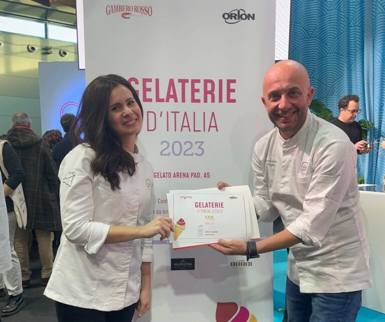 Milazzo – Gelateria “Sikè” premiata con i Tre Coni del “Gambero Rosso”