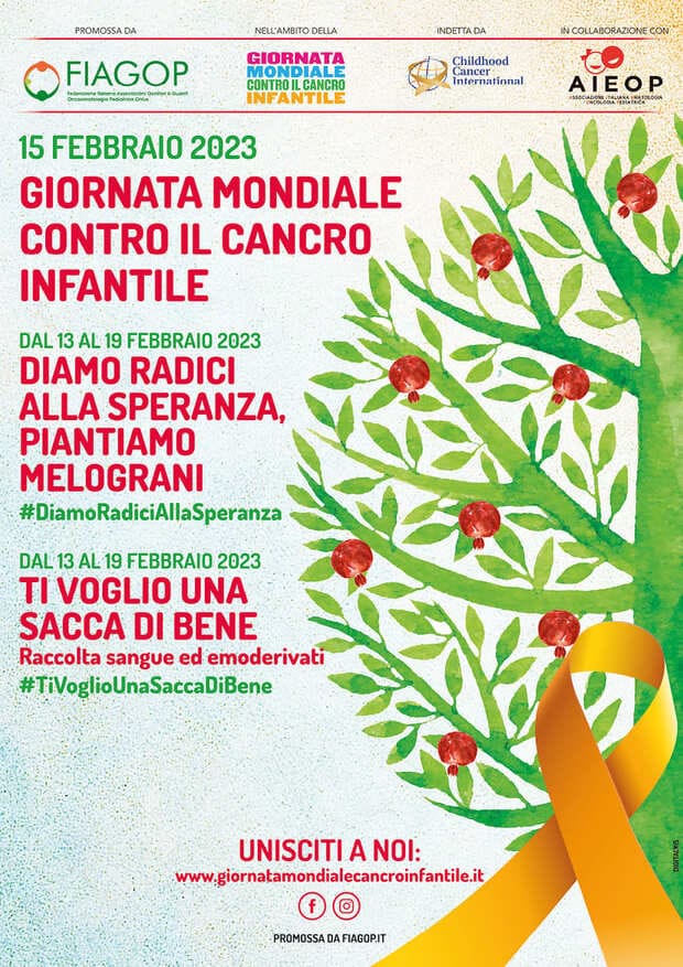 Giornata mondiale contro il cancro infantile, piantumazione del melograno a Tortorici a cura dell’ASL