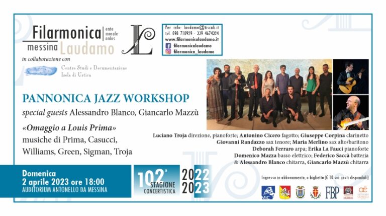 Domenica al Palacultura di Messina un tributo musicale al jazzista Louis Prima