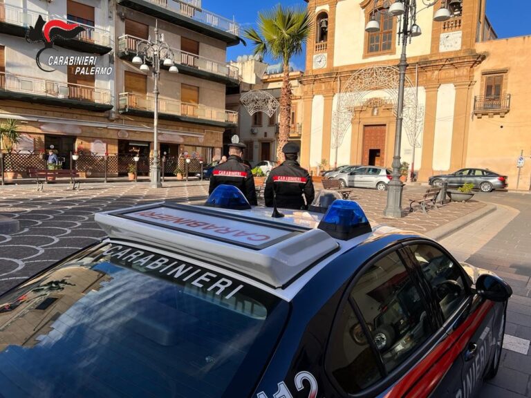 Controlli dei carabinieri nel bagherese. Tre persone arrestate e due denunciate