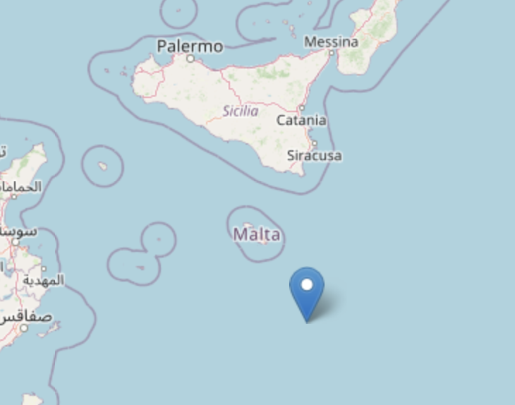 Terremoto a sud di Malta: scossa avvertita anche in Sicilia