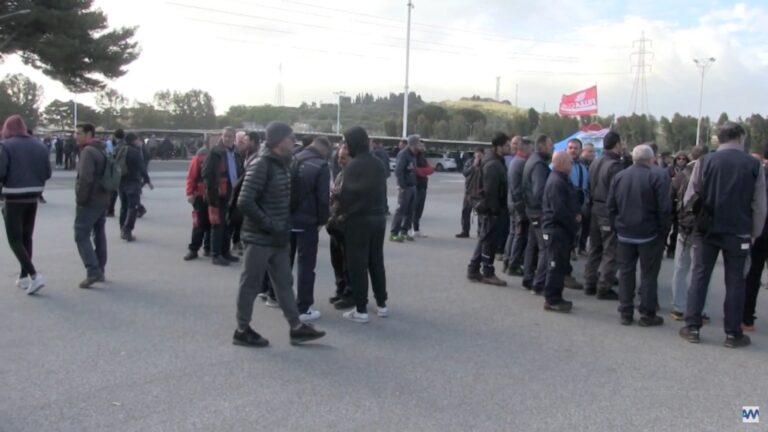 San Filippo del Mela: Sciopero dei metalmeccanici alla A2A, oltre 400 lavoratori in protesta – VIDEO