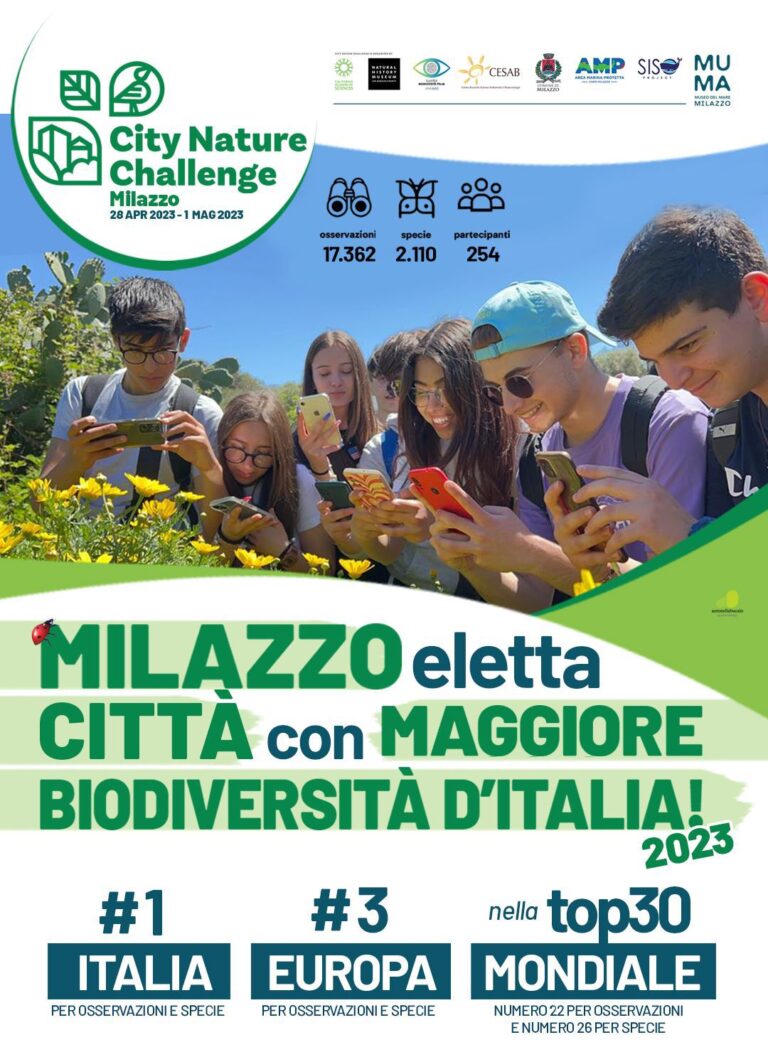 Milazzo – Eletta città con maggiore biodiversità d’Italia 2023