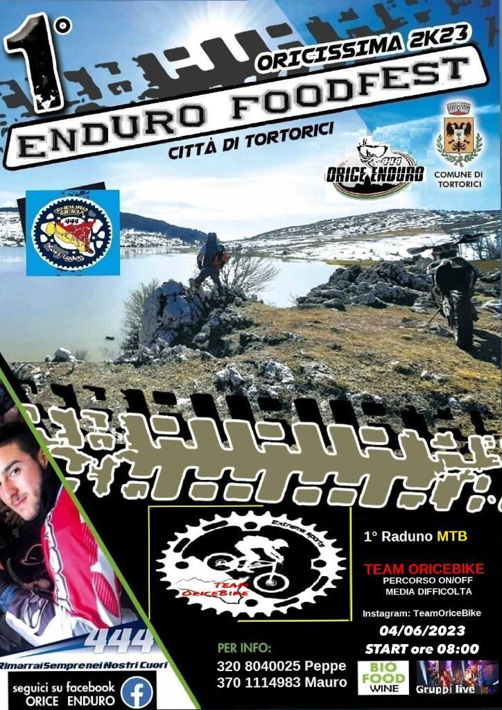 Enduro Food Fest dal 2 al 4 giugno a Tortorici