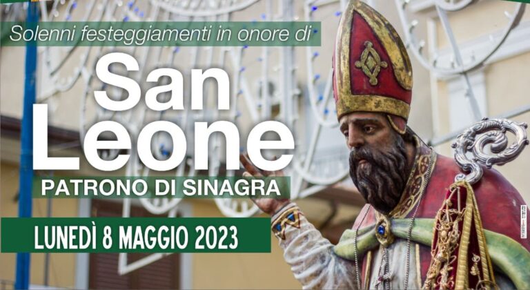 Sinagra – Tutto pronto per la festa di San Leone Vescovo. Il programma dal 6 all’8 maggio