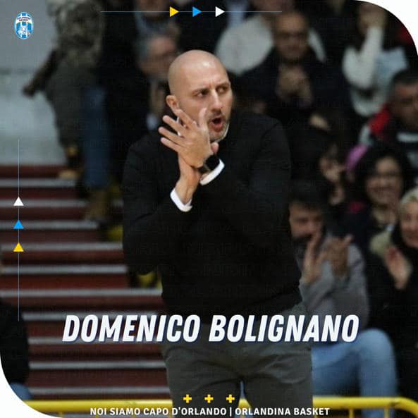 Domenico Bolignano è il nuovo allenatore dell’Orlandina Basket