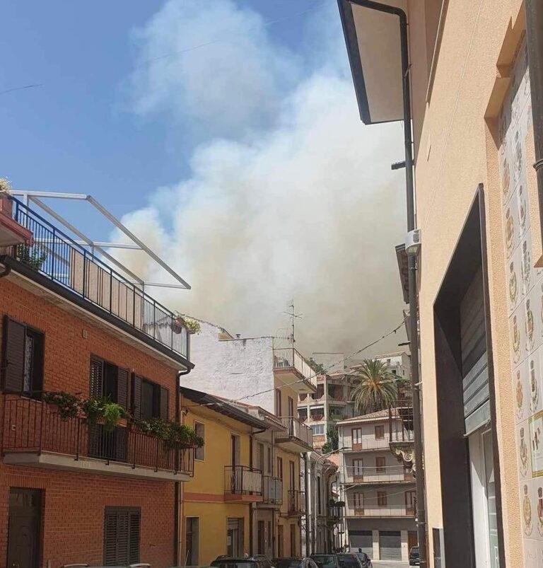 Frazzanó, ancora critica la situazione incendi