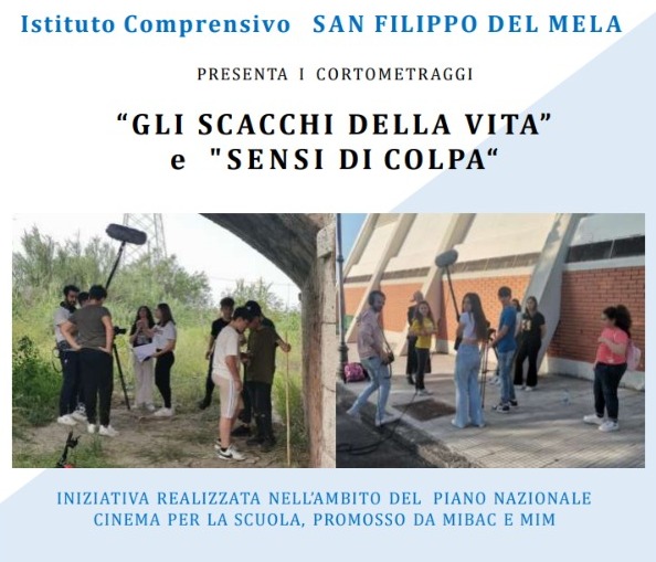 “Gli scacchi della vita e sensi di colpa”, l’I.C. di San Filippo del Mela presenta i suoi cortometraggi