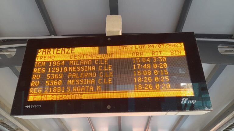 Soppressi treni sulla Messina-Palermo, mattinata di disagi per i pendolari