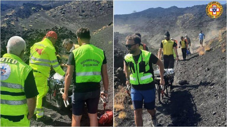 Tragedia sull’Etna, turista tedesca si sente male e muore durante un’escursione