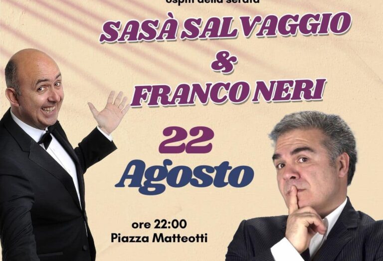 Capo d’Orlando, questa sera torna il cabaret con Sasà Salvaggio e Franco Neri. Un successo il concerto dei Bowland