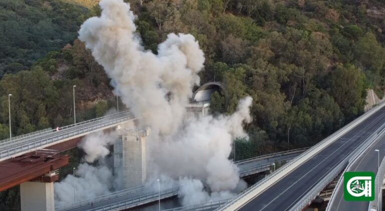 Demolita l’ultima impalcata del viadotto Ritiro sulla A20, tangenziale riaperta a Messina