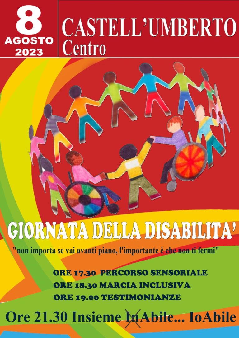 Castell’Umberto: la giornata della disabilità