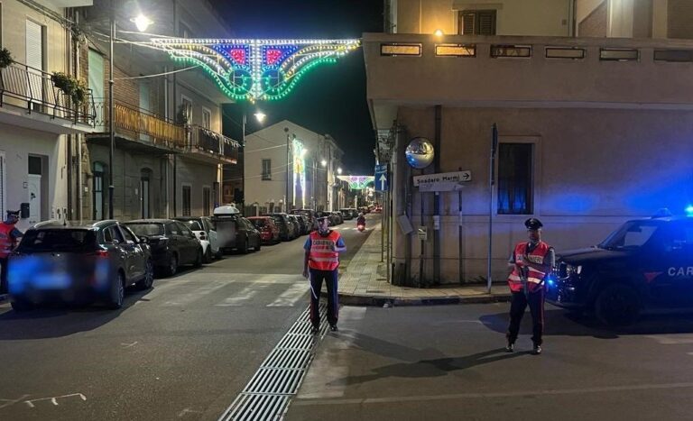 Controlli dei Carabinieri a Messina: 7 persone denunciate, tra cui 4 ubriachi alla guida e 2 con coltelli a seguito