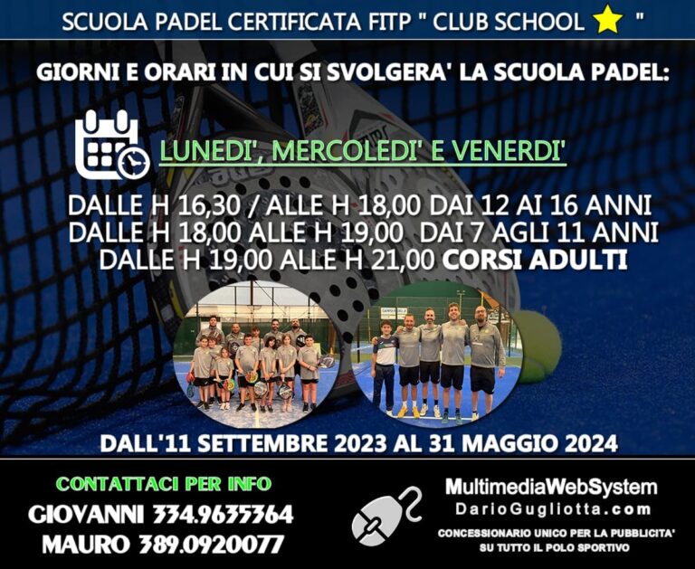 Capo d’Orlando: al via l’open day della scuola padel “Tartarughino” – VIDEO