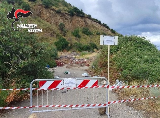 Caronia: scoperta una discarica a cielo aperto in contrada Fiumara