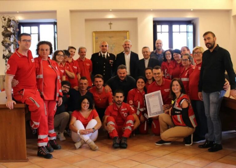 San Salvatore di Fitalia: premiato il lavoro della sezione della Croce Rossa Italiana